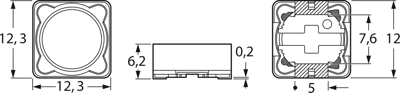 PIS4720-151M-04 Fastron Fixed Inductors Image 2