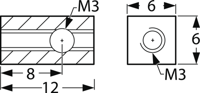 169 01 05 Thora Mounting Brackets, Blocks Image 2