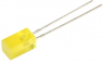 LED, THT, square, yellow, 590 nm, 1.5 mcd to 0.005 cd, 110°, L-1553YDT