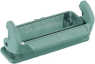 Bulkhead housing, size 16A, die-cast aluminum, longitudinal bow locking, IP65, 09200160301