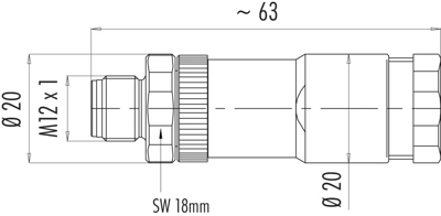 99 0487 287 08 binder Sensor-Actuator Connectors Image 2