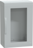 Control cabinet, (H x W x D) 750 x 500 x 320 mm, IP65, polyester, light gray, NSYPLA753TG