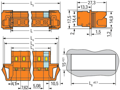 731-642/114-000 WAGO PCB Connection Systems Image 2