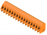 PCB terminal, 16 pole, pitch 5.08 mm, AWG 24-14, 15 A, screw connection, orange, 9994670000
