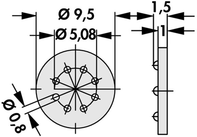 10144397 Fischer Elektronik Mounting pads Image 2