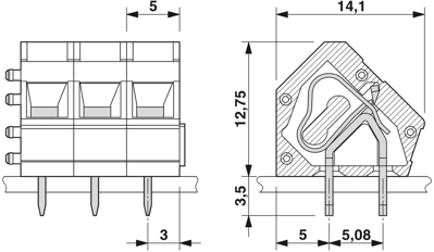 1889259 Phoenix Contact PCB Terminal Blocks Image 3