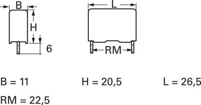 B32923C3105M000 EPCOS Film Capacitors Image 2