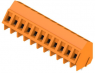 PCB terminal, 11 pole, pitch 5 mm, AWG 24-14, 15 A, screw connection, orange, 1845460000