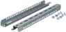 16 U mounting rail, W 482.6 mm, steel, galvanized, 691675.16