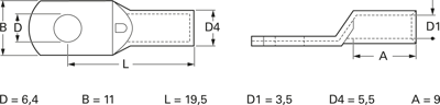 3410A Vogt Cable Lugs