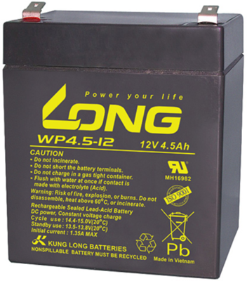 WP4.5-12 Long Lead-Acid Batteries, Lithium-Ion Batteries