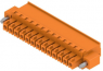 Socket header, 13 pole, pitch 3.81 mm, angled, orange, 1940570000