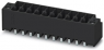 Pin header, 10 pole, pitch 3.5 mm, straight, black, 1787470