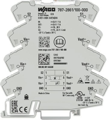 787-2861/100-000 WAGO Circuit Breakers Image 1