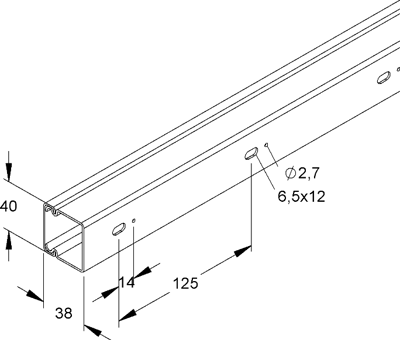 HKL4040.1 Kleinhuis Cable Channels Image 3