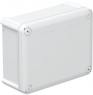 Cable junction box, closed, 16 mm², light gray