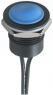 Pushbutton, 1 pole, blue, unlit , 2 A/24 V, mounting Ø 16.2 mm, IP65/IP67, IAR3F1100