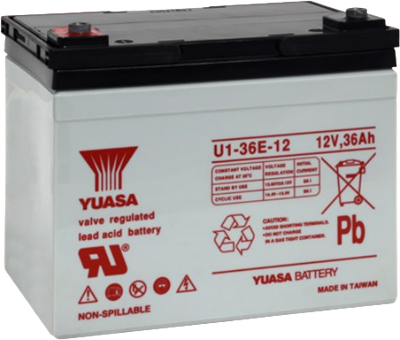 REC36-12 Yuasa Lead-Acid Batteries, Lithium-Ion Batteries