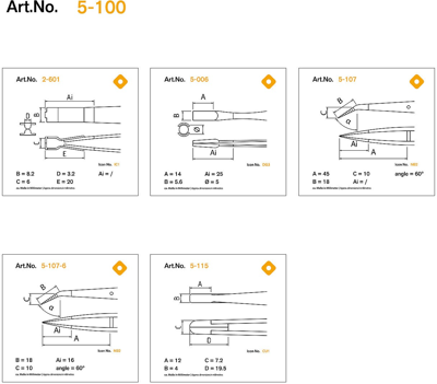 5-100 Bernstein Tweezers Image 4