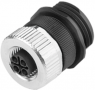 Adapter, M20 (4 pole, socket) to M20 (4 pole, plug), straight, 1460300000