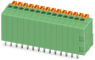 PCB terminal, 14 pole, pitch 2.54 mm, AWG 26-20, 6 A, spring-clamp connection, green, 1700279