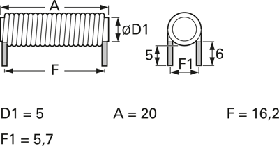 5RCC-100M-00 Fastron Fixed Inductors Image 2