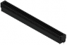 Pin header, 36 pole, pitch 3.5 mm, straight, black, 1290780000