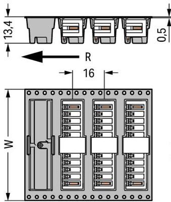 734-268/105-604/997-407 WAGO PCB Connection Systems Image 3