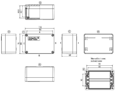 1306010000 Weidmüller General Purpose Enclosures Image 2