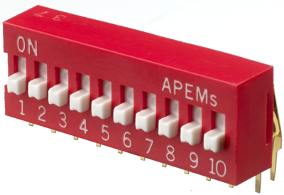 NDA-10-V APEM Slide Switches and Coding Switches