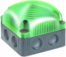 LED double flashing light, green, 12 VDC, IP67