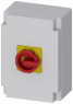 Emergency stop load-break switch, Rotary actuator, 3 pole, 125 A, 690 V, (W x H x D) 212 x 302 x 181 mm, front mounting, 3LD2866-1GP53