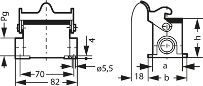 09300061291 Harting Housings for HDC Connectors Image 2