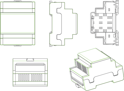 449-340-50 apra DIN-Rail Enclosures Image 3