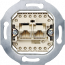 Connection socket, 2 x RJ11/12/45, Cat 3, 5TG2406
