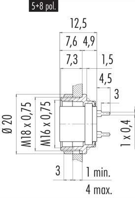 09 0316 90 05 binder Other Circular Connectors Image 2