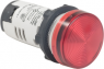 Signal light, illuminable, waistband round, red, mounting Ø 22 mm, XB7EV04GP