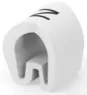 PVC cable maker, imprint "N", (L) 4.5 mm, max. bundle Ø 2 mm, white, EC5006-000