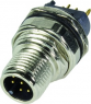 Plug, 8 pole, solder cup, screw locking, straight, 21033211830