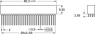 Female connector, 2 mm, 125 °C, 1.7 mA