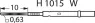 H 1015 W-K PTR Accessories for Contact Probes