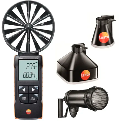 0563 2417 Testo Anemometers, Gas and Pressure Measuring Instruments Image 1