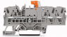 3-wire disconnect and measuring terminal, spring-clamp connection, 0.25-4.0 mm², 1 pole, 16 A, 6 kV, gray, 2002-1771