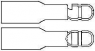 Round plug, Ø 5 mm, L 34 mm, insulated, straight, blue, 1.0-2.5 mm², AWG 17-13, CC2643-000