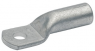 Uninsulated tube cable lug, 10 mm², 6.4 mm, M6, metal