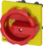 Operating toggle, front/center hole mounting, (W x H) 66 x 66 mm, red/yellow, for 3LD3, 3LD9344-5C