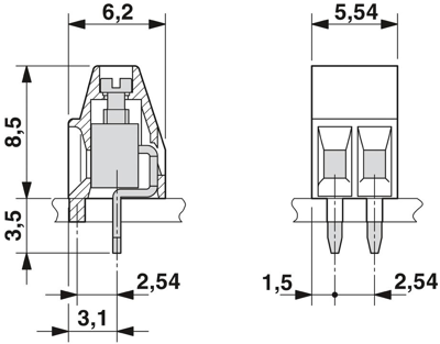 1725656 Phoenix Contact PCB Terminal Blocks Image 2