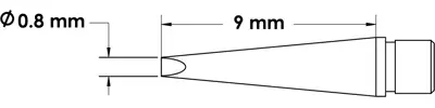 MFT-7CH9008 METCAL Soldering tips, desoldering tips and hot air nozzles Image 3