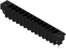 Pin header, 13 pole, pitch 3.81 mm, straight, black, 1863430000