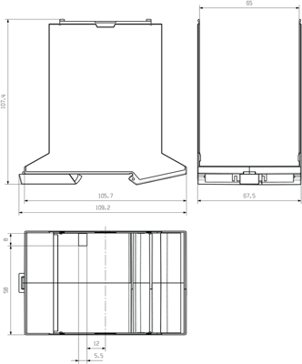 1247250000 Weidmüller Accessories for Enclosures Image 4